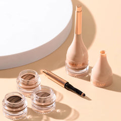 3Pcs Set Eye Makeup Set 6 Colors Eyebrow Pomade