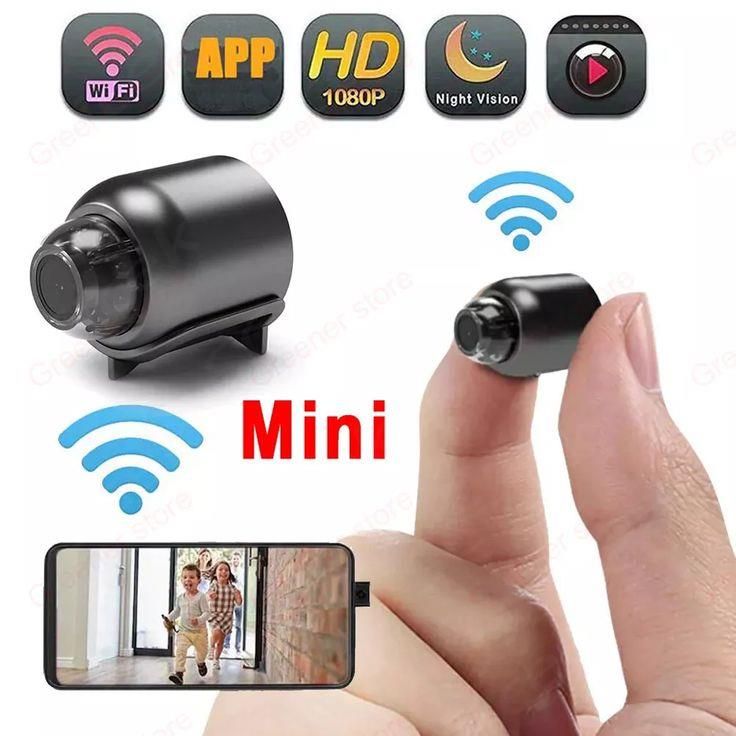 Wireless Mini Camera 1080P Included Night Vision